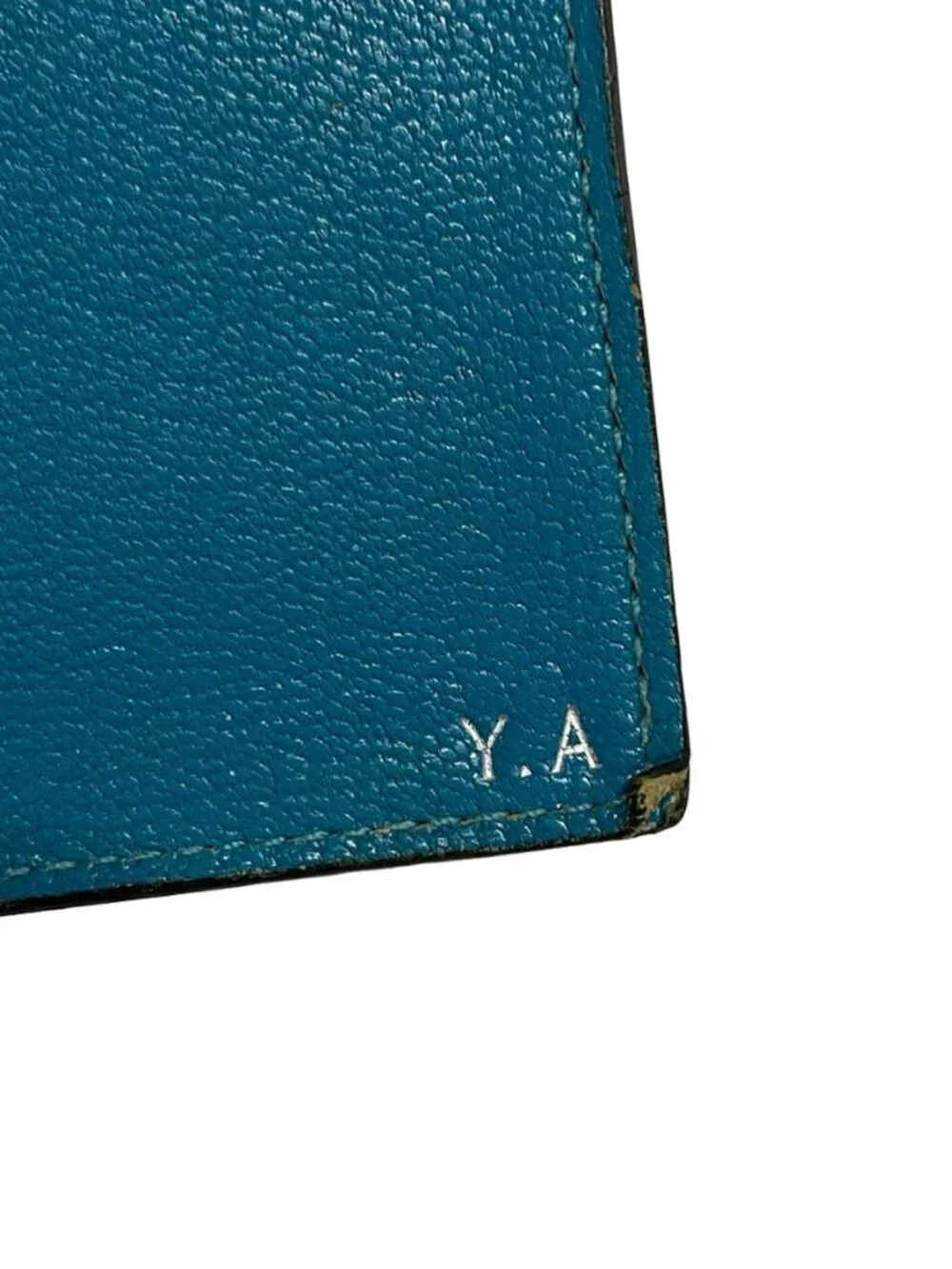 HERMES Vision Blue Paon Chevre Square O Agenda